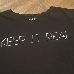 Arizona Black 'Keep It Real' T-Shirt